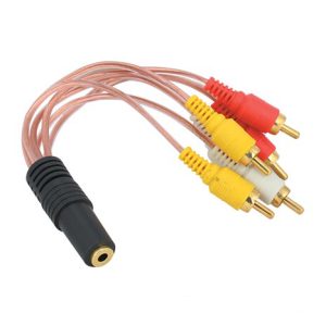 3.5 Mm Stereo Dişi 6 Tos Erkek 5+1 Kablo
