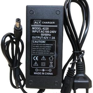 Scooter Şarj Cihazı 42V2Amp Adaptör 5,5x2,5MM Uç Elektrikli Scooter