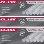 Class CS-11 Şeffaf Sıcak Silikon 35 Adet