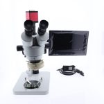 Hd Lcd Ekranlı Digital + Analog Mikroskop 7x-45x Stereo Zoom