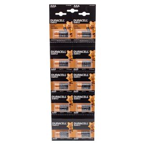 Duracell Alkalin 1.5 Volt AAA 20’li İnce Kalem Pil LR03/MN2400