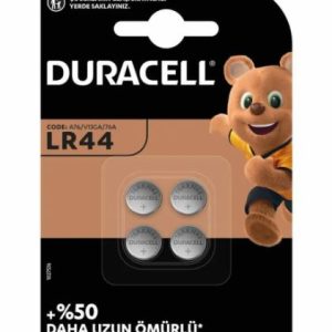 DURACELL LR44 1.5 VOLT DÜĞME PİL (4LÜ PAKET)