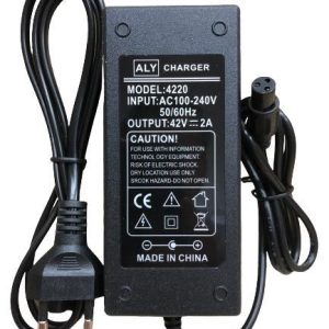 Elektrikli Kaykay Şarj Adaptörü 42V 2AMP Scooter Hover Board Ginger