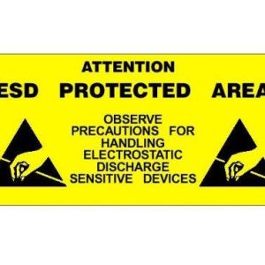 ESD Alan Uyarı Levhası