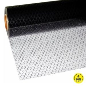 ESD PVC Perde IZ-W175 Karbon Petek Desenli