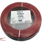 Fully 2x0.75mm Hoparlör Kablosu Şeffaf Renk 100mt