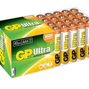 GP Ultra Alkaline AAA LR03 İnce Kalem Pil 40'lı Paket (G-Tech)