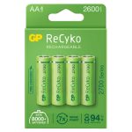 GP Recyko AA 2600 mAh Şarjlı 4'lü Pil GP270AAHCE-2EB4 (GPRHC272E001)