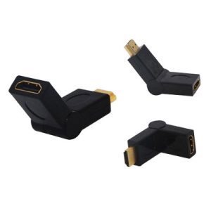 HDMI Erkek Dişi L Tip Ara Oynar Başlık