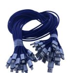 Iphone Şarj Ve Data Silikon Kablosu Lacivert 5*Li Paket (5 Adet)110cm