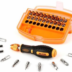 Jakemy JM-6104 Profesyonel Tornavida Seti 31 Parça