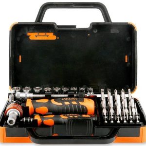 Jakemy JM-6121 Profesyonel Tornavida Seti 31 Parça Kutulu
