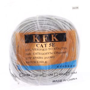 KFK Cat5E Ethernet İnternet Kablosu - 50 Metre (Utp Patch Kablo)