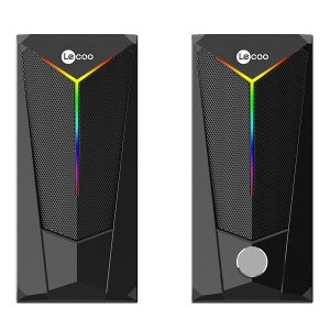 Lenovo Lecoo DS104 Kablolu Usb + 3.5Mm Jack 6W 80dB Rgb Işıklı 1+1 Gaming Speaker - Hoparlör