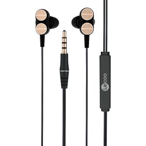 LECOO EH102 3.5MM JACKLI SİYAH KABLOLU KULAK İÇİ MİKROFONLU KULAKLIK