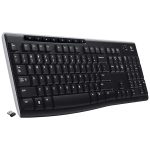 Logitech K270 Kablosuz USB Q TR Multimedya Siyah Klavye