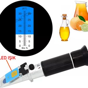 LED32 Led Işıklı Refraktometre 0-32 Brix