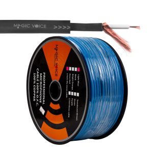 Magıcvoıce Mikrofon Kablosu Mono 1 Kalite 100m Mavi