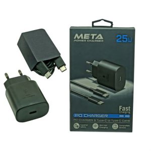 META MPN10SCC 25W Type-C To Type-C Kablo