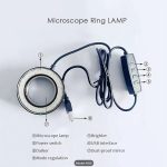 Mikroskop Aydınlatıcı Halka Işık Kaynağı Ubs Ayarlanabilir