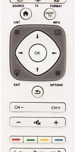 Philips RM-L1128W Beyaz 3D Lcd Plazma Led Tv Kumandası