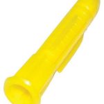 Plastik Sarı Roket Dubel (Tuğla Arası) (10'lu Paket)