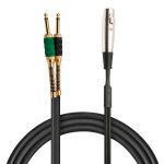 MagicVoice LD369A 10 Metre Canon XLR Dişi - 2x6.35mm Mono Erkek Jak Ses Sinyali Splitter Kablosu