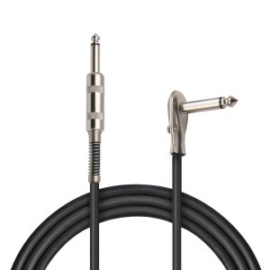 MagicVoice LD377 2 Metre 6.35mm Mono Erkek Jak (TS) L Tipi Ses Kablosu Metal Jack