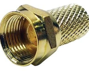 Prolink PR-F03 F Konnektör (Erkek), Rg6, Altın (20 Adet)