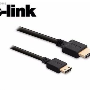 S-link SL-HM35 Hdmi - Mini Hdmi Kablo 1.5 Mt Altın Uçlu