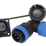 SD28 Su Geçirmez 2 Pin 28 Mm Dörtgen Konnektör 90° Dirsek