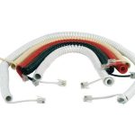 TELEFON SPIRAL KABLO KREM HEY (10'LU PAKET)