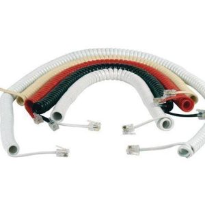 TELEFON SPIRAL KABLO KREM HEY (10'LU PAKET)