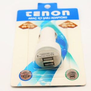 Tenon 2 İn 1 Usb To Araç Çakmak Dönüştürücü