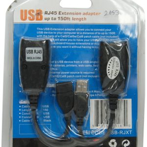 Usb Kablo Uzatma Adaptörü Kablosu Rj45 50 Metre