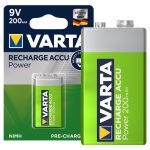 Varta 9 Volt 200 mA Şarjlı Pil