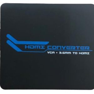 Vga To Hdmı + Stereo Converter Dönüştürücü Çevirici Adaptör A/V Mini