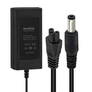 Weko 12 Volt - 5 Amper Plastik Kasa Masaüstü Adaptör 5.5*2.5 Uçlu